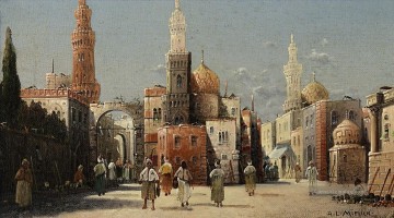 Orientalische Straßenszenen Alphons Leopold Mielich Orientalistische Szenen Ölgemälde